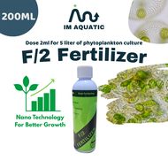 IM AQUATIC F/2 Fertilizer Phytoplankton Booster Chlorella Nannochloropsis Coral Hatchery Aquaculture