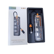 TYPE C 6 In 1 USB HUB Transparent HDMI USB 3.0