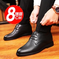 Summer Height Increasing Shoes Men 10cm Men Inner Height Increasing Sandals 8cm Hollow Hollow Shoes 