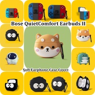 READY STOCK For Bose QuietComfort Earbuds II Case Anime Cartoon Soft Silicone Earphone Case Casing