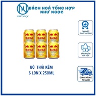 LỐC 6 LON - Nước Tăng Lực Redbull Việt/ Redbull Thái Lan/ Carabao/ RockStar/ Lipovitan Lon 250 ml