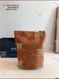 新款 YSL YSL 新款麂皮水桶包. 51 手袋 禮物 背囊 銀包