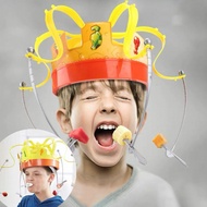 Rotating crown Hat Eating Food Hat Board Game chow crown Music Tricky Creative Clearance Wedding Din