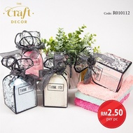 The Craft Decor 20pcs Towel With Glitter Ribbon Box | Door Gift | Souvenir | Tuala Gift Kahwin