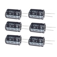 4700uF 50V 22X30 +/-20% -40 to +105°C 5PCS Aluminum Electrolytic Capacitor,4700 MFD,50V Capacitor,47