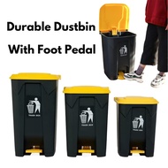 30L/50L/100L Step On Garbage Bin Trash Bin Rubbish Bin Tong Sampah Bertutup Dapur Bilik Durable