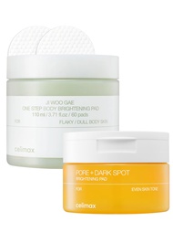 ONE STEP Body Brightening Pad 110ml (60 pads) + Ji.Woo.Gae Pore+Dark Spot Brightening Pad(40 pads) B
