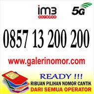 Nomor Cantik IM3 Indosat Prabayar Support 5G Nomer Kartu Perdana 0857 13 200 200