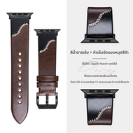 Deetle | สายนาฬิกาหนังสีคู่สำหรับ Apple Watch Series 11