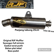 SLINCER RJF ORIGINAL TIPE BULAT CANTOL PANJANG 25 CM INLET 38MM NGEBAS NOT DSM KRS