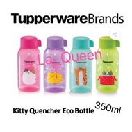 Limited New Arrival Tupperware Kitty Quencher Eco Bottle 350ml (1PC) botol Air Comel Budak Drinking Bottle Cutety Animal