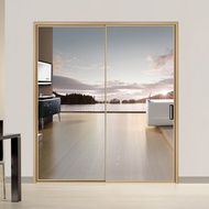 Foshan Kitchen, balcony, living room, double tempered glass16Ultra-narrow sliding door, Foshan alumi