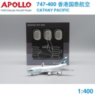 Ready Stock APOLLO 1: 400 Boeing B747-400 Hong Kong Cathay Pacific Airlines B-HOU A244048