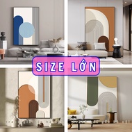 Minimalist painting 70x100cm, 60x90cm, 50x70cm printed on canvas with frame, hanger, 3-legged nail