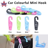 Colourful Multi Use Universal Car Back Seat Headrest Hanger Holder Hook For Bag Purse Cloth Grocery 