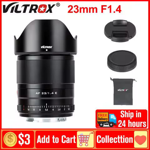 Viltrox 23mm F1.4E Lens Lente Large Aperture Auto Focus Lens For SONY E-mount Camera A7R4 A6300 A650