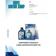 SHELL Advance AX7 Scooter 800ml + Gear Oil 120ml Bundle 10W-40