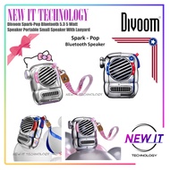 Divoom Spark-Pop Bluetooth 5.3 5 Watt Speaker Portable Small Speaker With Lanyard