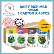[125MLx40] Carton DAIRY RICH Milk Full Cream/Chocolate/Strawberry/Banana 125ml