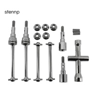For 1/12 Scale RC Car Replacement Parts- Front Rear Drive Shaft, Differentials, Motors, Gears for Mo