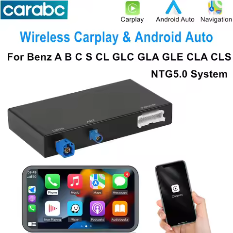 CARABC For Mercedes Benz NTG 5.0 System A B C CL S CLA CLS CLASS GLA GLS GLC GLE Wireless CarPlay An