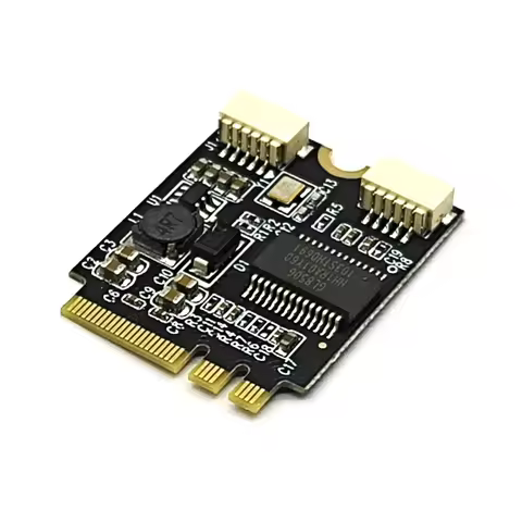 Laptop M2 WIFI Interface M.2 Key A/E to 2 Port USB2.0 Riser Card Key A+E to Dual USB Adapter GL850 C