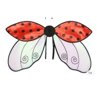 CUSTOM BEE WINGS ( ORANGE AND WHITE)