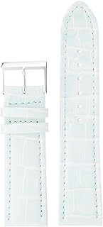 CP-BL22 Mimosa Watch Band, P-Type Embossed Crocodile (Cow Leather Embossed/Bamboo Marks), 0.9 inches