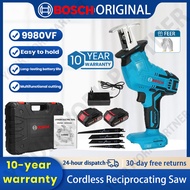 100% original BOSCH 9980VF Cordless Reciprocating Saw Gergaji Elektrik for Wood Metal Cutting with 2