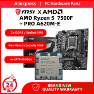 [Kkde] Msi Pro A620M-E พบ Amd Ryzen 5 7500f Cpu Am5 Moederbordkit Ddr5.