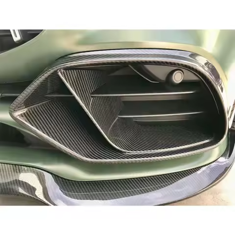 For Mercedes Benz AMG GT GT50 GT53 4-door Front Bumper Air Vent Cover Tuyere Body Kitcar Carbon Fibe