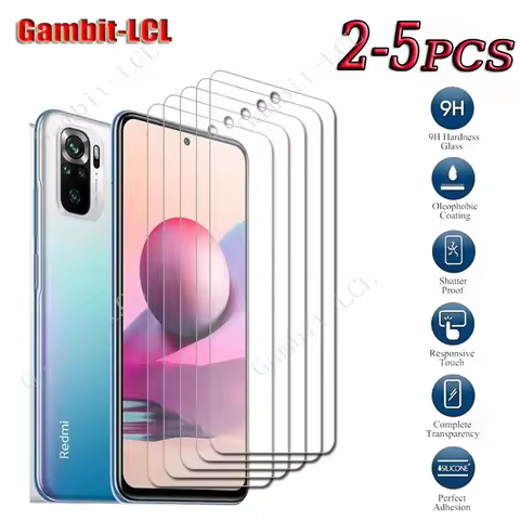 2-5PCS 9H HD Tempered Glass For Xiaomi Redmi Note 10S ON RedmiNote10 Note10S Note10 10 11 SE 4G Scre