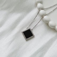 玻璃種墨翠質感吊墜 | 天然緬甸玉A貨翡翠