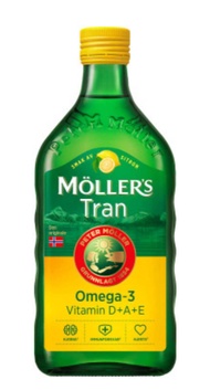 Møllers Omega-3 Tran นอร์เวย์ Mollers น้ำมันตับปลาคอด ผู้ใหญ่ หญิงตั้งครรภ์ เด็ก ทานใด้ น้ำมันปลาทะเ