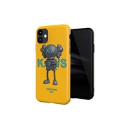 iPhone 11 Case Cool Stylish Popular Design 2 cowes Cute kaws Cute Figure IMD TPU Icon Case Scratch Prevention Soft Slim Light Lens Protection