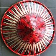 Sarawak Terendak- Traditional Melanau Headgear Topi tradisional melayu topi tarian menari berjoget topi rotan rattan
