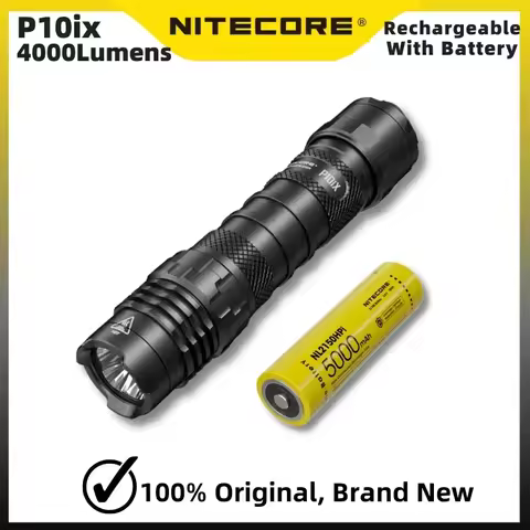 NITECORE P10ix Rechargeable Tactical Flashlight 4000Lumens Xtreme Performance i-Generaition 21700 Ul