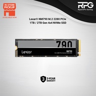 (READY STOCK) Lexar® NM790 1TB / 2 TB M.2 2280 PCIe Gen 4×4 NVMe SSD