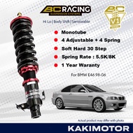 bmw 3 SERIES E46 -BC RACING V1 SERIES SUSPENSION CAN BE LARAS