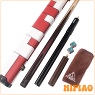 NIPIAO CUESOUL ไม้คิวสนุ๊กเกอร์ทำมือ1ชิ้นขนาด57 "18 Oz พร้อมตัวต่อกล้องโทรทรรศน์อะลูมิเนียมและปลอกไม