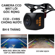 (CCD góc rộng) Camera lùi ô tô CCD góc rộng 160 độ dùng cho dvd zin hoặc màn rời (có thang chia vạch