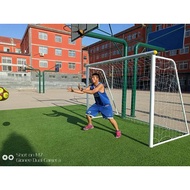 10ft x 4ft 5 Person Soccer Football Fustal Goal Posts Tiang Gol Bola Sepak Aluminium Package Adults 