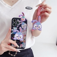 Casing For Huawei Y7A Y9S Y6S Y5P Y6P Y8P Y9 prime 2019 Y7 Pro 2018 Honor 8X 10 Phone Case Soft TPU 3D Cute Cartoon Bunny Anti-falling Silicone Cover With Lanyard Bracket