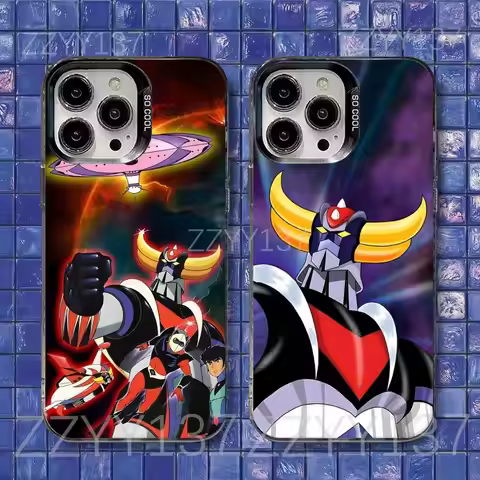 UFO R-Robot G-Goldorak Phone Case For iPhone 16,15,14,13,12,11,8,7,Pro,Max,Plus,Mini,XS,SE Shockproo