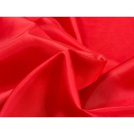 Umbrella Cloth Lining Fabric Width 63 Used 62 Inches Red 1 Yard