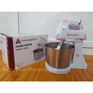 HANABISHI ELECTRIC MIXER/HAND MIXER/ELECTRIC MIXER WITH BOWL AND STAND/MIXER WHISK STAND MIXER HHMB-