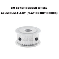 3M Synchronous Wheel Aluminum Alloy (Two Sides Flat) Aluminum Slot Width 11 3M15 Teeth/20 Teeth/25 T