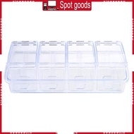 XI Convenient Seasoning Container 4 Compartment Condiment Storage Box Transparent Spices Container O