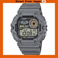 [Direct from Japan] Casio Digital Men's Watch with Tide Graph and Moon Data Display, WS-1700H-8AV, D