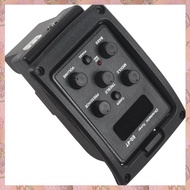 (NVIS) EQ-4T 4 Band Pickup EQ Preamp with Tuner for Acoustic Guitar with LCD Tuner and Volume Contro